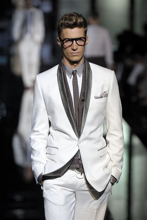 dolce and gabbana white suit.